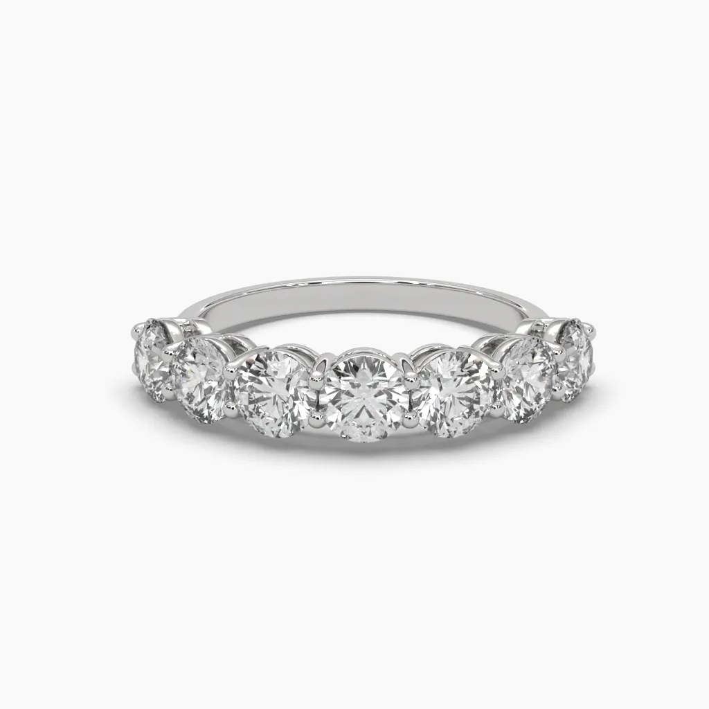 Churumbela oro blanco 14k con monzonitas